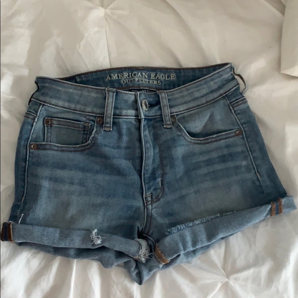 American Eagle Shorts • High-Waisted Denim